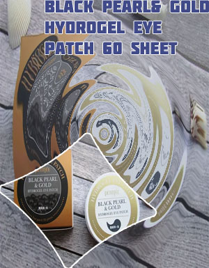 Black and gold eye patch