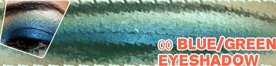 Blue green eyeshadow