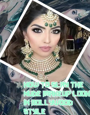Bridal makeup nude