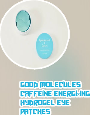 Caffeine hydrogel eye patches