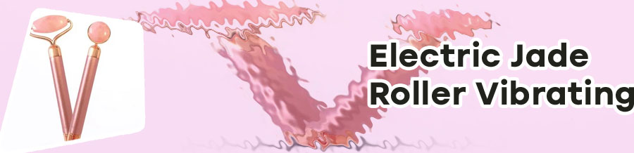 Electric rose quartz roller