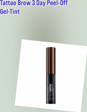 Eyebrow gel tint peel off maybelline