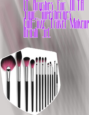 Inexpensive makeup brush set