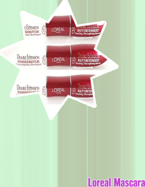 Loreal red and white mascara