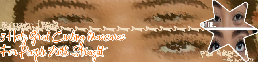 Mascara on straight lashes