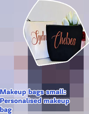 Personalised vanity bag