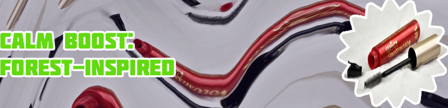 Red and white tube mascara