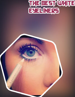 White eyeliner make eyes look bigger